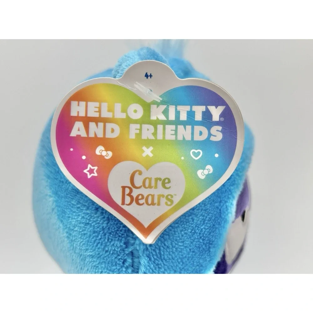 2024 Hello Kitty x Care Bears Badtz-Maru Grumpy Bear Plush 9